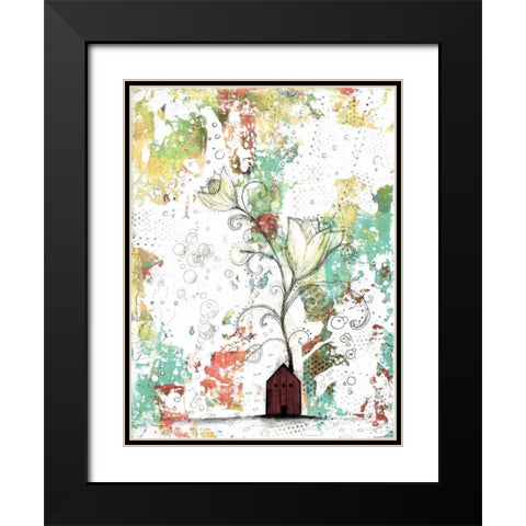 I Had the Best Idea Today Black Modern Wood Framed Art Print with Double Matting by Ogren, Sarah