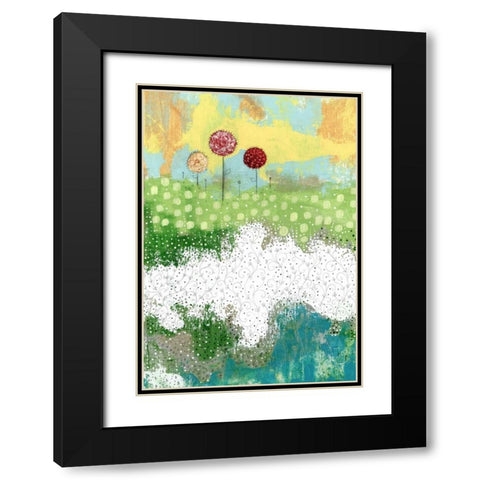 The Field Black Modern Wood Framed Art Print with Double Matting by Ogren, Sarah
