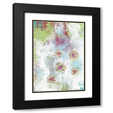 Natures Music Black Modern Wood Framed Art Print with Double Matting by Ogren, Sarah