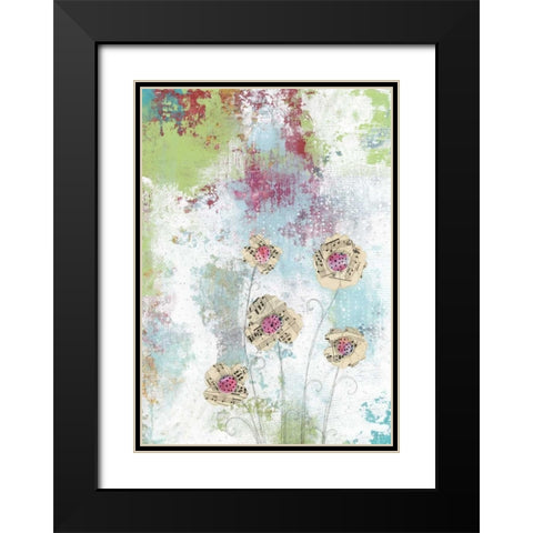 Natures Music Black Modern Wood Framed Art Print with Double Matting by Ogren, Sarah