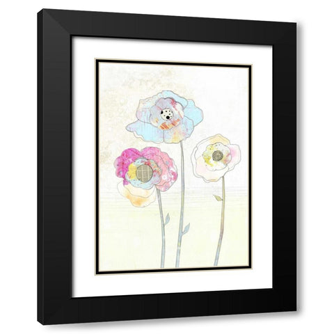 More Flowers Black Modern Wood Framed Art Print with Double Matting by Ogren, Sarah