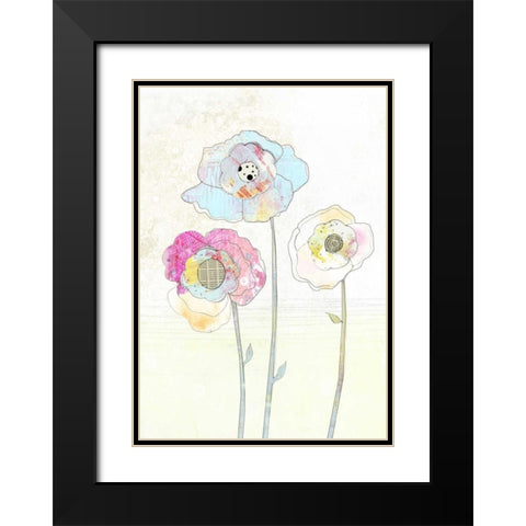 More Flowers Black Modern Wood Framed Art Print with Double Matting by Ogren, Sarah