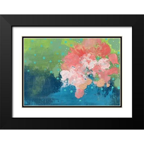 The Bouquet Black Modern Wood Framed Art Print with Double Matting by Ogren, Sarah