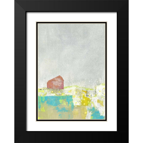 The Barn Black Modern Wood Framed Art Print with Double Matting by Ogren, Sarah