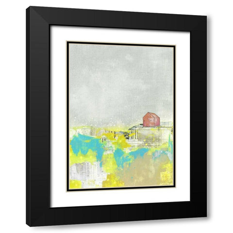 The Barn II Black Modern Wood Framed Art Print with Double Matting by Ogren, Sarah