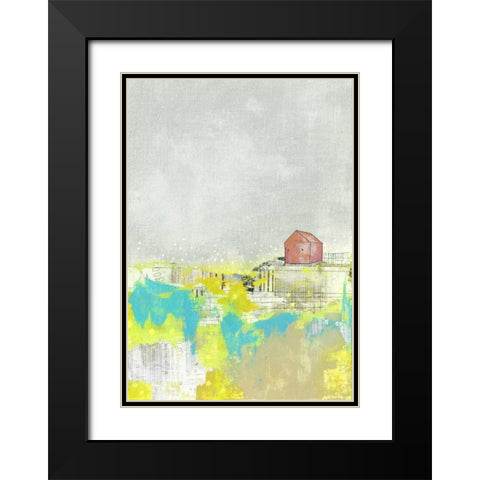 The Barn II Black Modern Wood Framed Art Print with Double Matting by Ogren, Sarah