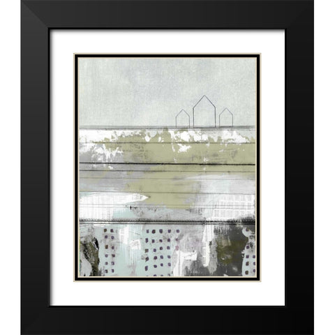 The Farm Black Modern Wood Framed Art Print with Double Matting by Ogren, Sarah