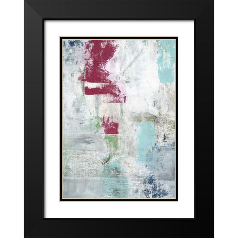 Raspberry Patch Black Modern Wood Framed Art Print with Double Matting by Ogren, Sarah