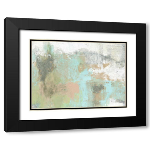 The Grey Mountain Black Modern Wood Framed Art Print with Double Matting by Ogren, Sarah