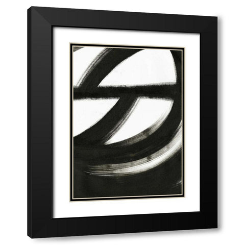 Black and White Black Modern Wood Framed Art Print with Double Matting by Ogren, Sarah