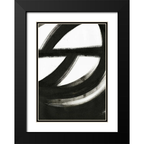 Black and White Black Modern Wood Framed Art Print with Double Matting by Ogren, Sarah
