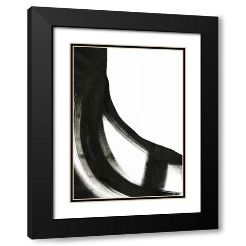 Black and White II Black Modern Wood Framed Art Print with Double Matting by Ogren, Sarah