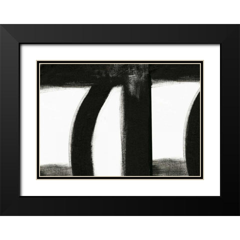 Black and White III Black Modern Wood Framed Art Print with Double Matting by Ogren, Sarah