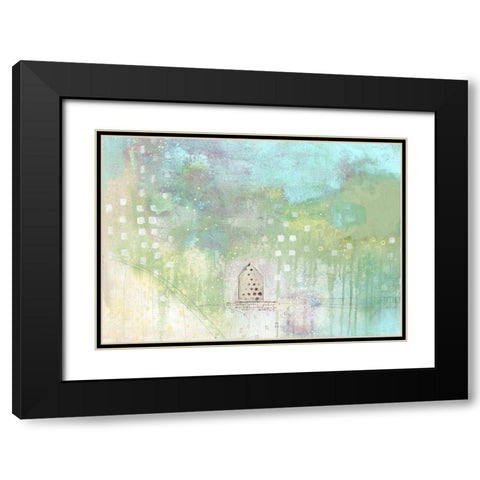 House by the Pond Black Modern Wood Framed Art Print with Double Matting by Ogren, Sarah
