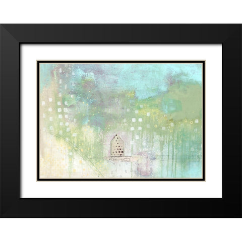 House by the Pond Black Modern Wood Framed Art Print with Double Matting by Ogren, Sarah