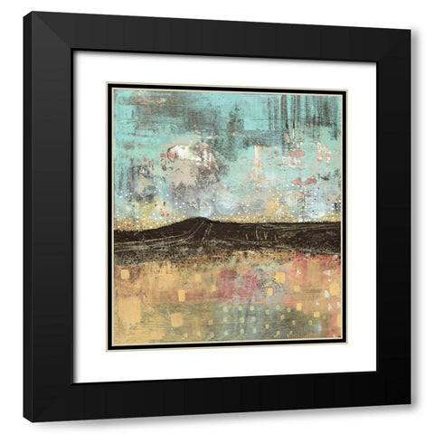 Abstracted Landscape Black Modern Wood Framed Art Print with Double Matting by Ogren, Sarah