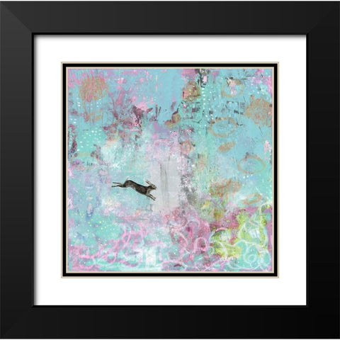 The Ice Storm Black Modern Wood Framed Art Print with Double Matting by Ogren, Sarah