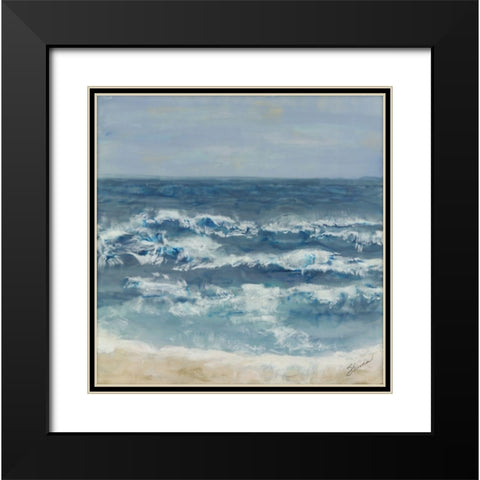 The Promise of Peace Black Modern Wood Framed Art Print with Double Matting by Shanti, Shima