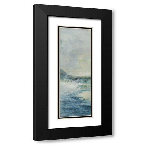 Estuarine I Black Modern Wood Framed Art Print with Double Matting by Shanti, Shima