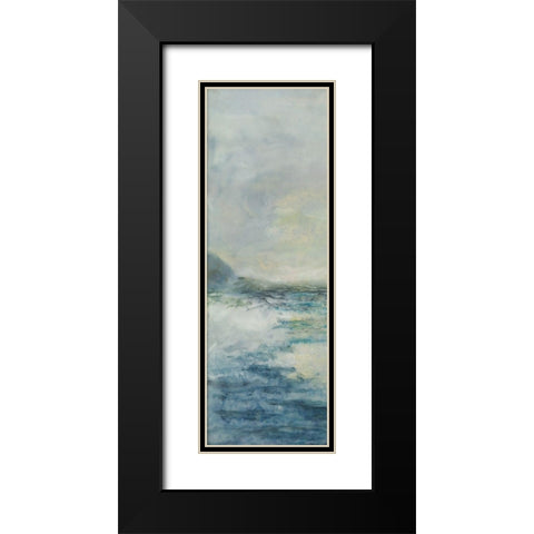Estuarine I Black Modern Wood Framed Art Print with Double Matting by Shanti, Shima