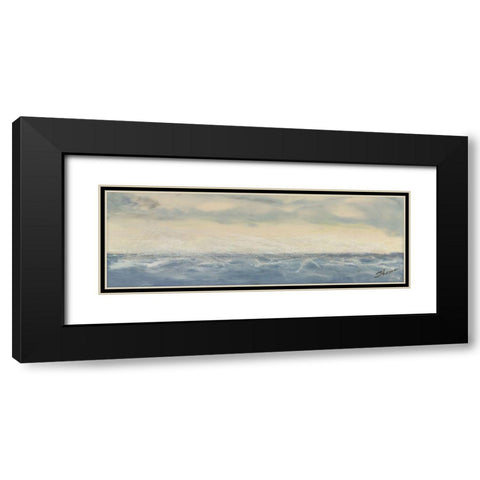 Above the Firmament II Black Modern Wood Framed Art Print with Double Matting by Shanti, Shima