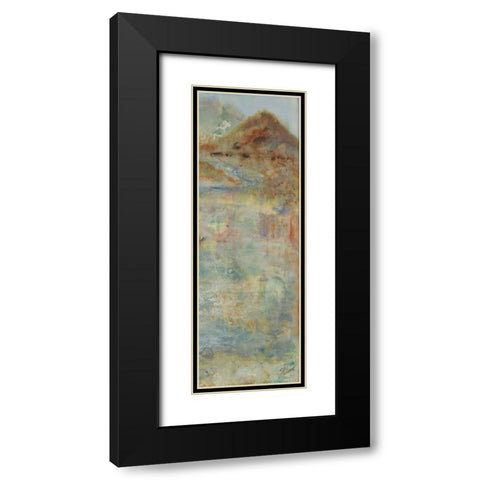 Send Rain II Black Modern Wood Framed Art Print with Double Matting by Shanti, Shima