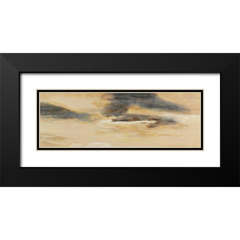 Color of Silence I Black Modern Wood Framed Art Print with Double Matting by Shanti, Shima