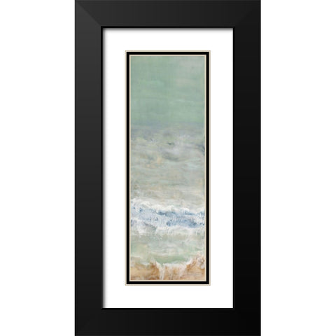 Coming Ashore II Black Modern Wood Framed Art Print with Double Matting by Shanti, Shima