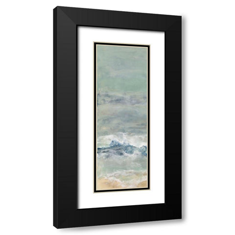Coming Ashore III Black Modern Wood Framed Art Print with Double Matting by Shanti, Shima