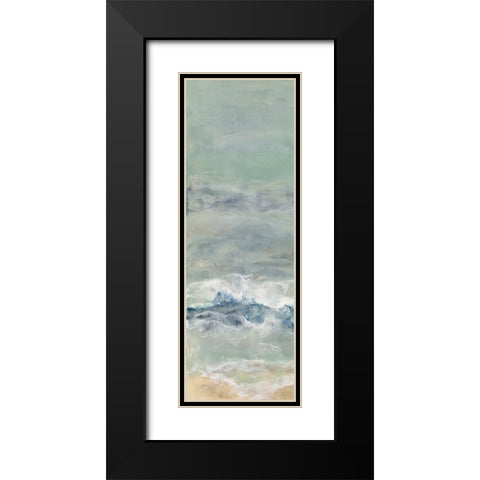 Coming Ashore III Black Modern Wood Framed Art Print with Double Matting by Shanti, Shima