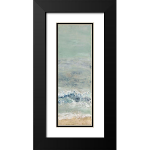 Coming Ashore IV Black Modern Wood Framed Art Print with Double Matting by Shanti, Shima