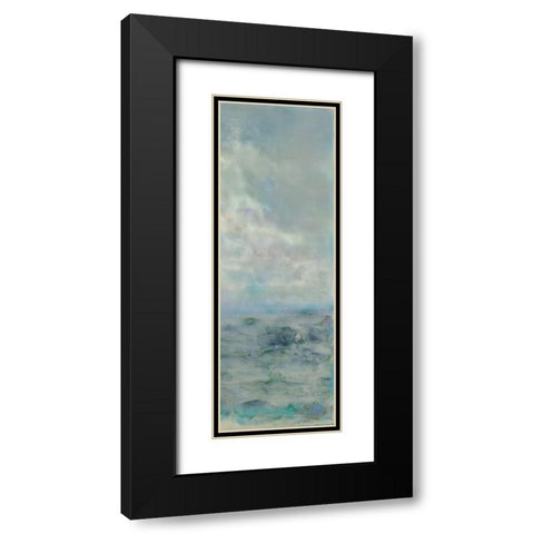 Paradise Found II Black Modern Wood Framed Art Print with Double Matting by Shanti, Shima