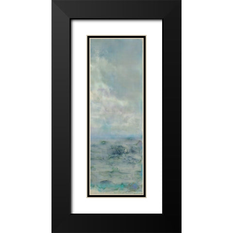 Paradise Found II Black Modern Wood Framed Art Print with Double Matting by Shanti, Shima