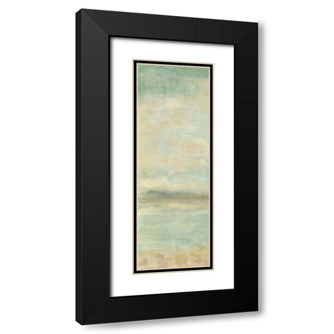 Serenity I Black Modern Wood Framed Art Print with Double Matting by Shanti, Shima