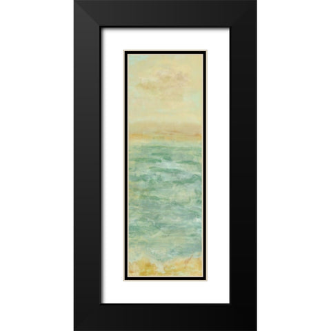 East Dawns Light II Black Modern Wood Framed Art Print with Double Matting by Shanti, Shima