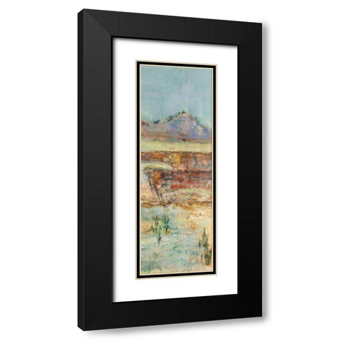Solo Journey II Black Modern Wood Framed Art Print with Double Matting by Shanti, Shima