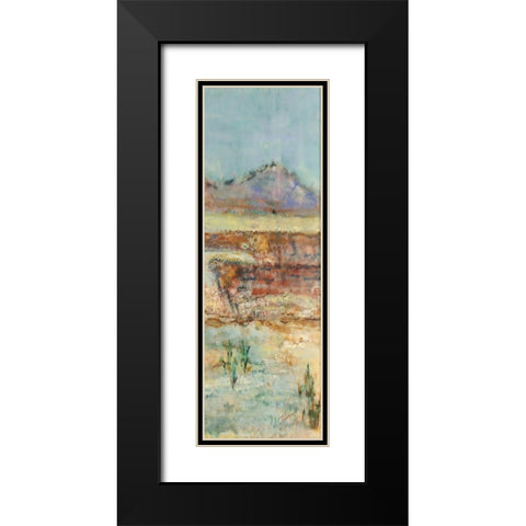 Solo Journey II Black Modern Wood Framed Art Print with Double Matting by Shanti, Shima