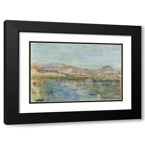 Thirsting III Black Modern Wood Framed Art Print with Double Matting by Shanti, Shima