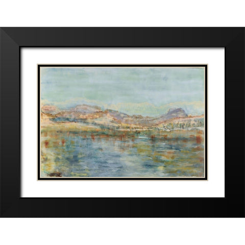 Thirsting III Black Modern Wood Framed Art Print with Double Matting by Shanti, Shima