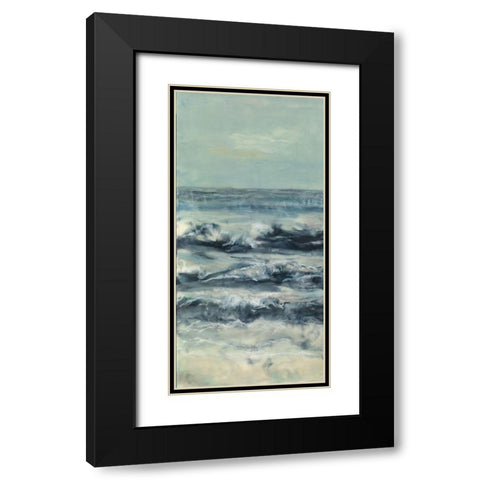 Crossing Currents I Black Modern Wood Framed Art Print with Double Matting by Shanti, Shima