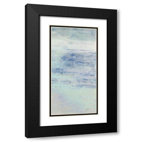 Lighting the Way II Black Modern Wood Framed Art Print with Double Matting by Shanti, Shima