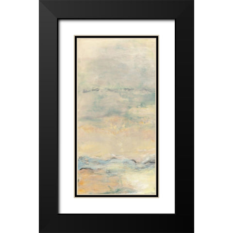 Quietude I Black Modern Wood Framed Art Print with Double Matting by Shanti, Shima