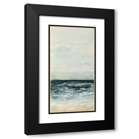 What Lies Beyond I Black Modern Wood Framed Art Print with Double Matting by Shanti, Shima
