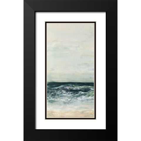 What Lies Beyond I Black Modern Wood Framed Art Print with Double Matting by Shanti, Shima