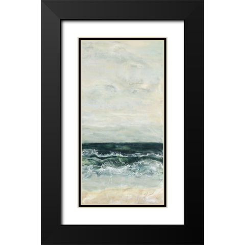 What Lies Beyond II Black Modern Wood Framed Art Print with Double Matting by Shanti, Shima