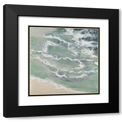 Intuiting the Divine Black Modern Wood Framed Art Print with Double Matting by Shanti, Shima