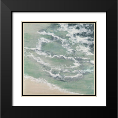 Intuiting the Divine Black Modern Wood Framed Art Print with Double Matting by Shanti, Shima