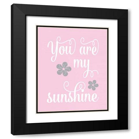 Sunshine I Black Modern Wood Framed Art Print with Double Matting by Robinson, Tamara