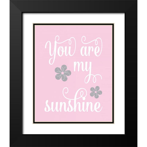 Sunshine I Black Modern Wood Framed Art Print with Double Matting by Robinson, Tamara