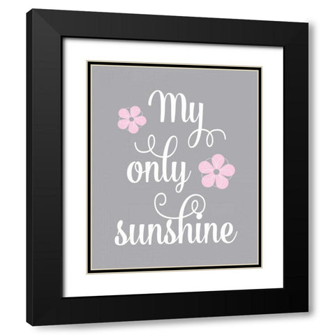 Sunshine II Black Modern Wood Framed Art Print with Double Matting by Robinson, Tamara